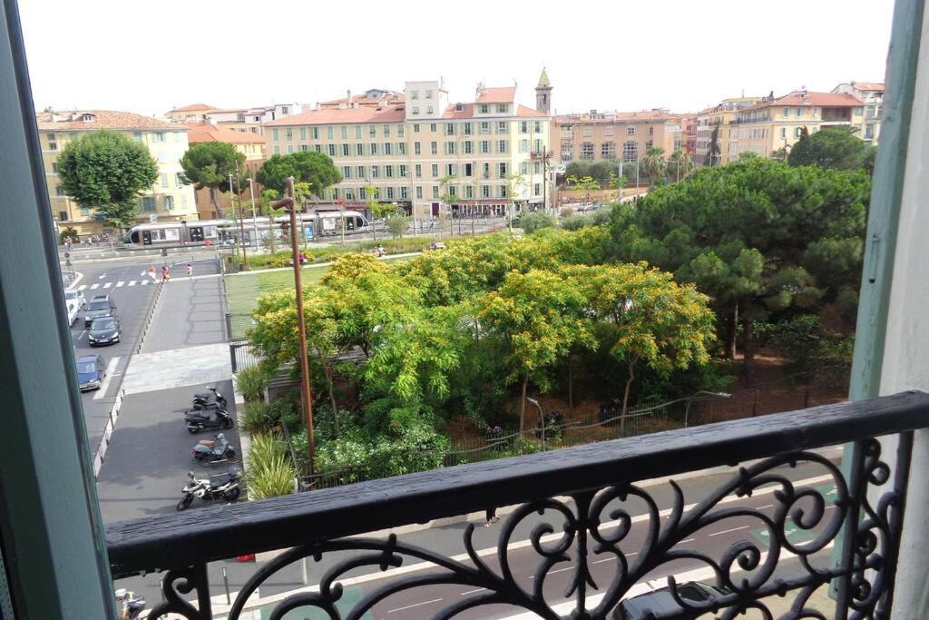 Spacious 3 Bedroom Flat Nice Center - Magnificent View-Parking Exterior foto