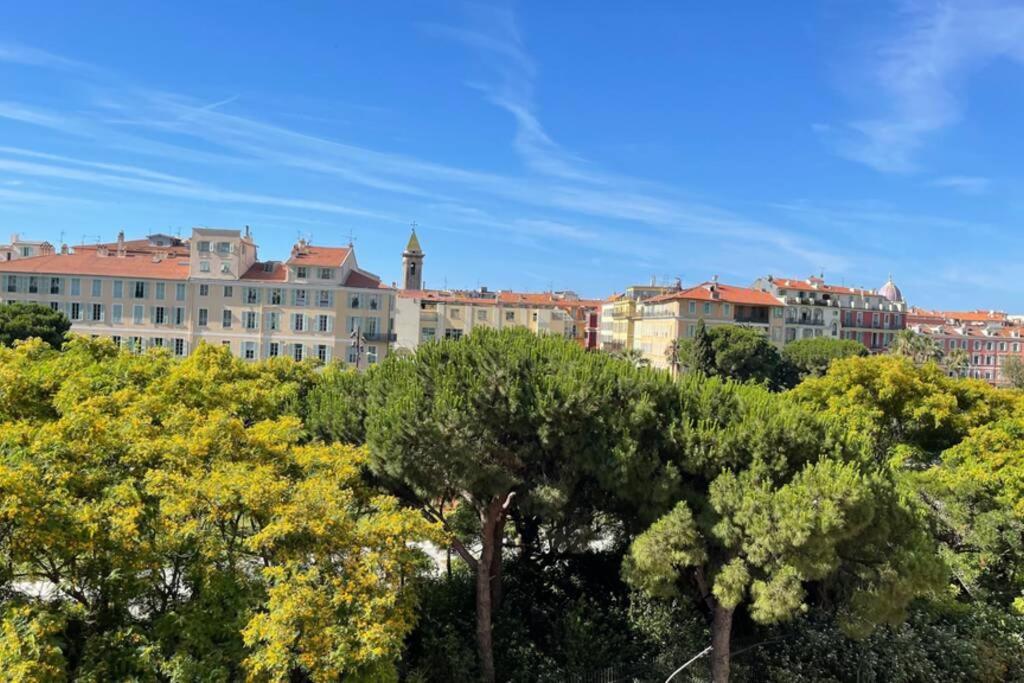 Spacious 3 Bedroom Flat Nice Center - Magnificent View-Parking Exterior foto
