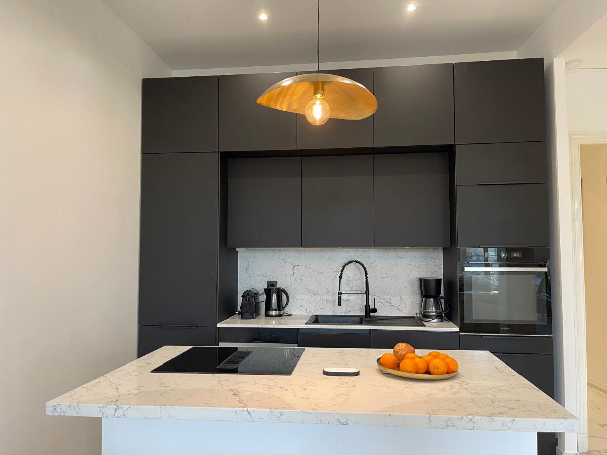 Spacious 3 Bedroom Flat Nice Center - Magnificent View-Parking Exterior foto