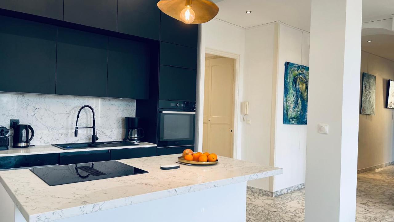 Spacious 3 Bedroom Flat Nice Center - Magnificent View-Parking Exterior foto